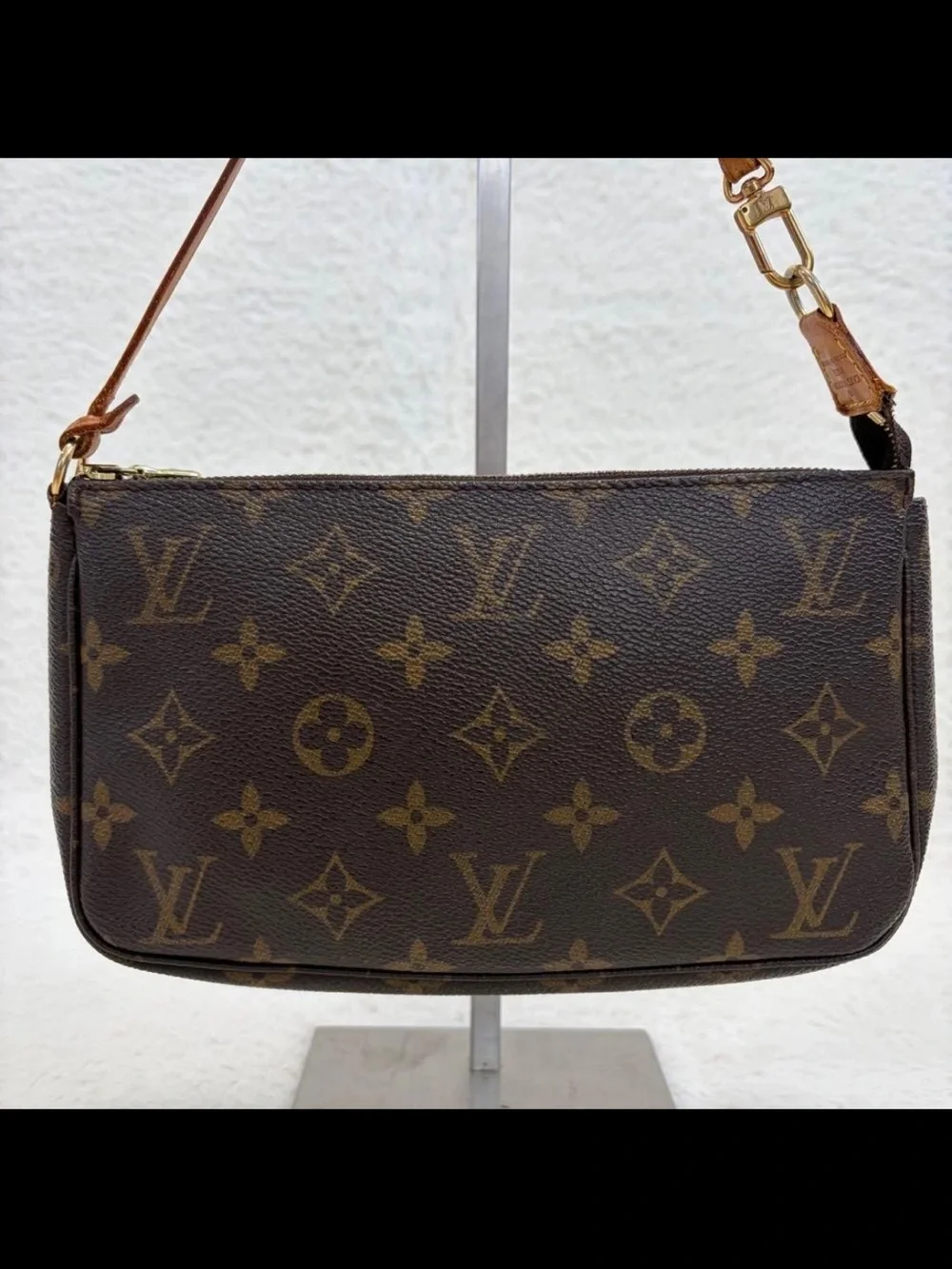 Louis Vuitton Monogram Mini Pochette in Brown and Tan